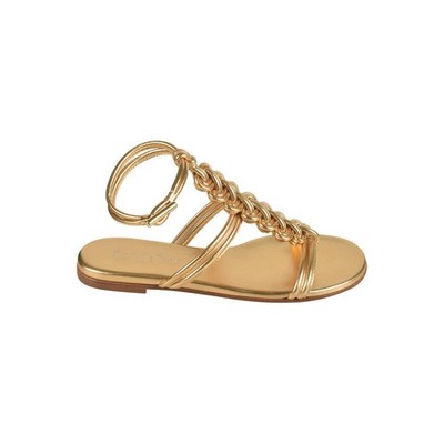 Gianvito Rossi Women's Capua Nappa Silk Sandals Size 42