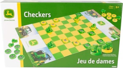 TOMY John Deere Checkers Board Game