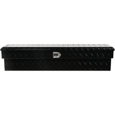 60x13x14 Aluminum Black Side Tool Box Truck Pickup Trailer Storage Bed Wlock