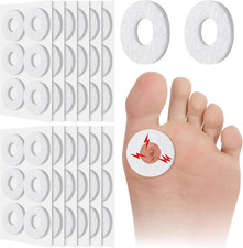 72 Pcs Callus Cushions Callus Pads for Bottom of Foot Round Corn Cushions Pads f