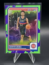 2023-24 Panini Haunted Hoops - Quentin Grimes #216 Slime