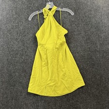 Urban Outfitters Dress Women's Small Green Halter Mini Sundress
