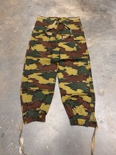 Old Belgian Jigsaw Camo Pants Seyntex 1965 Belgium 38x32