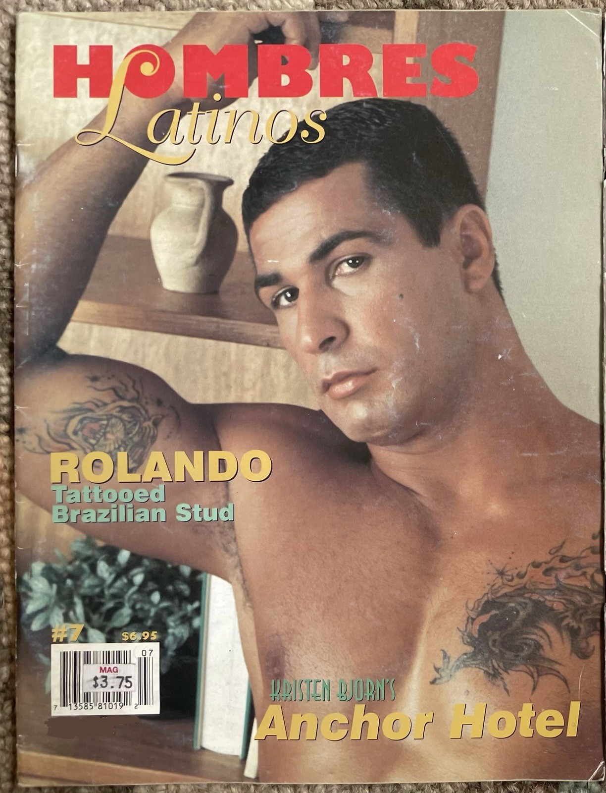 Hombres Latinos Gay Magazine April 1997 Hispanic Men Kristen Björn playgirl