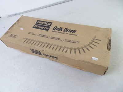 #ad Simpson Quik Drive #10x1 1 2 HWH Roof Siding Screw Seal Washer Collated 500 $59.99