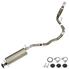 Stainless Steel Exhaust System Kit w/ Hangers + Bolts fits: 2003-06 Navigator