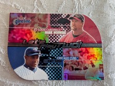 2001 Fleer Game Time #2 LT Mark McGwire / Sammy Sosa - Let's Play Two!