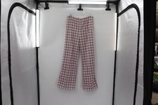 Vintage 1970s Wide Leg Women's Plaid Pants