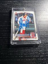 2025 Bowman Draft Franklin Arias Signed Card #BD-13 In Person Auto Red Sox RC