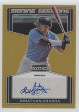 2022 Prizm Draft Picks Signing Sessions Gold 4/10 Jonathan Aranda Auto 06z2