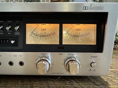 Technics RS-630TUS Stereo Cassette Deck VU Meters Dolby Works