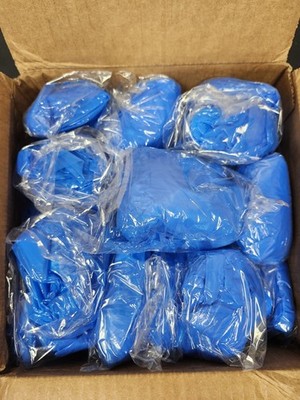 Lamart 21500 Blue Lamaguard Disposable Gown Plastic Isolation Gowns 50 Pack New