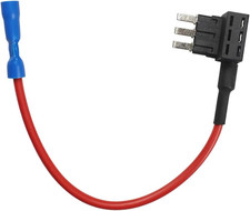 12V Car Add-A-Circuit Fuse Tap Adapter, Mini Blade Fuses Holder Automotive Fuse