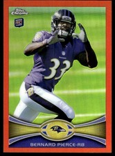 Bernard Pierce 2012 Topps Chrome #213 Ravens Insert ? SEE SCAN! FREE SHIPPING