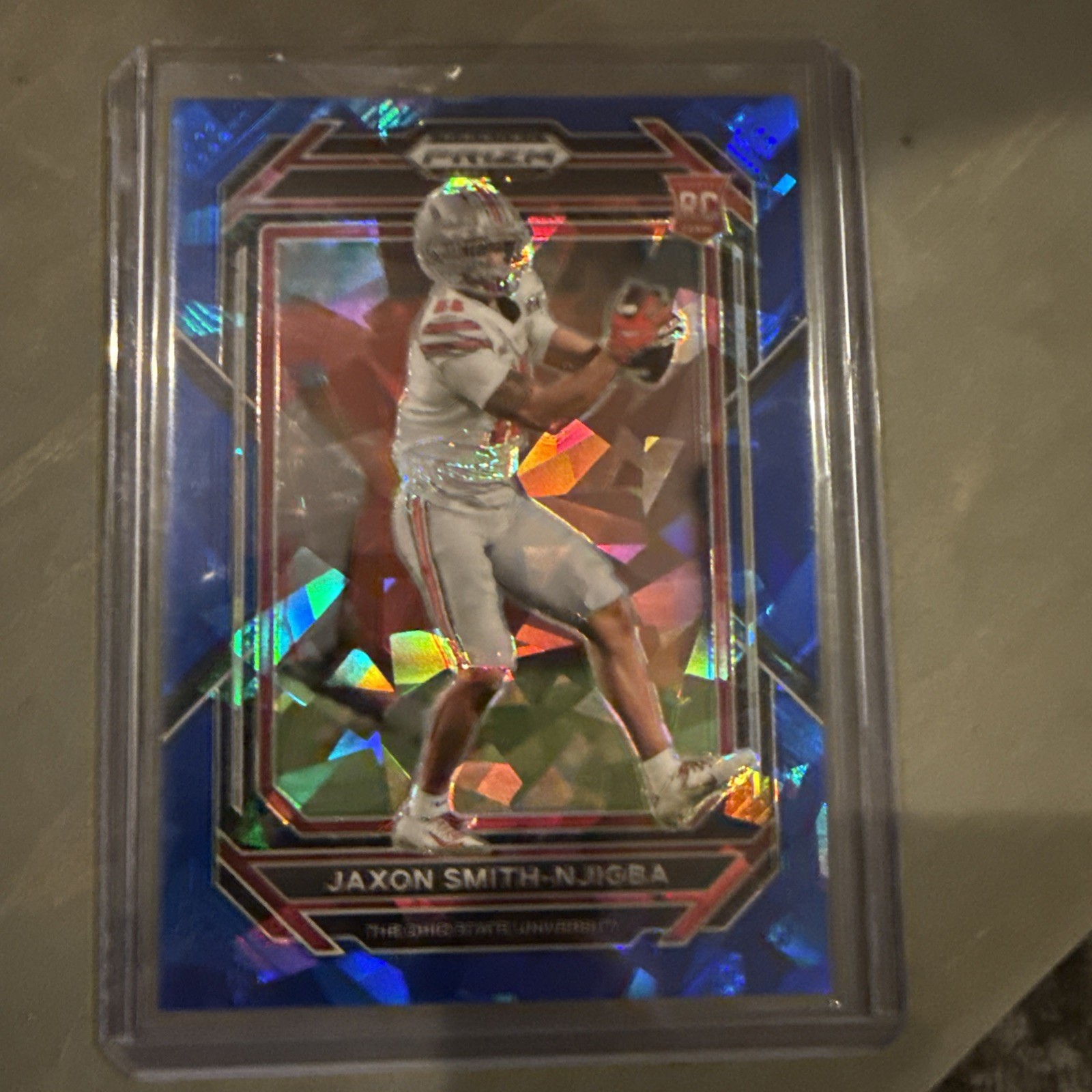 2023 Panini Prizm Draft Picks - Jaxon Smith-Njigba #135 Blue Ice Prizm /99 (RC)