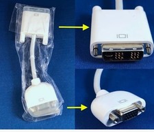 NEW OEM Apple Mac Video Adapter Cable 591-0119 - DVI to VGA