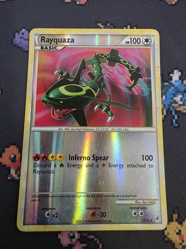 Pokemon Rayquaza Call of Legends Reverse Holo Rare 20/95