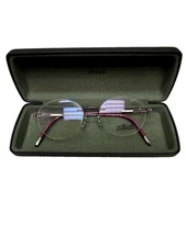 Silhouette Eyeglass Frame 5227 Next Generation 6053 Rose 17/140 Demo Lens AJ 49