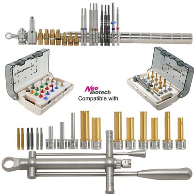 Dental NeoBiotech FR/SR Fragment & Broken Abutment Screw Removal Prosthetic Kit