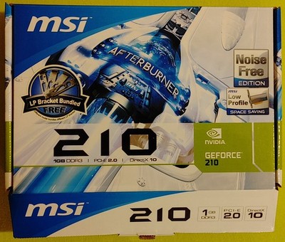 MSI NVIDIA GeForce  210 1GB DDR3