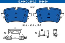 BREMSBELAGSATZ FÜR AUDI Q7 (4MB, 4MG, 4MQ) - ATE 13.0460-2650.2