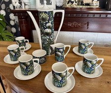 Portmeirion Coffee Set 1969 Magic Garden Portmeirion Pottery