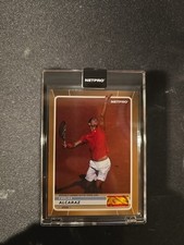 2022 NETPRO CARLOS ALCARAZ ROOKIE CARD MAGLIA ROSSA 1/2000 MONDO SIGILLATO #1!!!