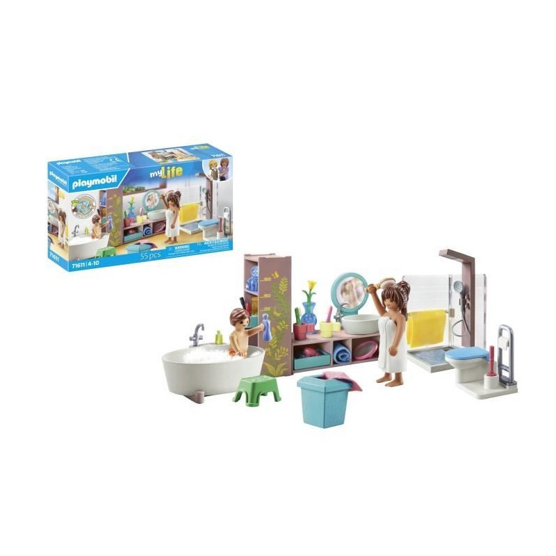 PLAYMOBIL 71611 Salle de bains baignoire moments complices