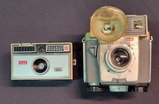 Vintage Kodak Camera Lot: Instamatic 100 Brownie Flashmite 20 1960s Retro