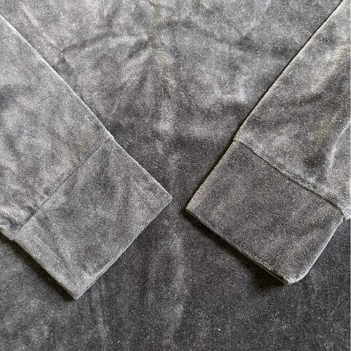 Top largo de terciopelo de algodón orgánico negro XS de EILEEN FISHER - Imagen 5 de 9