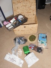 SEWING BASKET CONTENTS without basket or tray