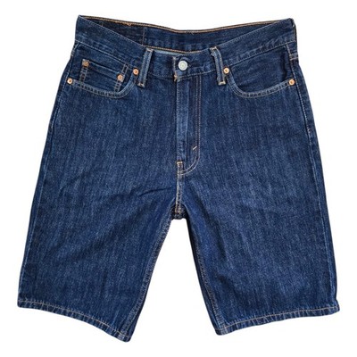 Levi s 469 Loose Fit Denim Shorts Mens Size 30W Blue 100% Cotton Jean 39434-0004