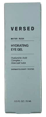 Versed Hydrating Eye Gel Hyaluronic Acid Aloe Leaf Juice .5 fl oz - NEW in Box