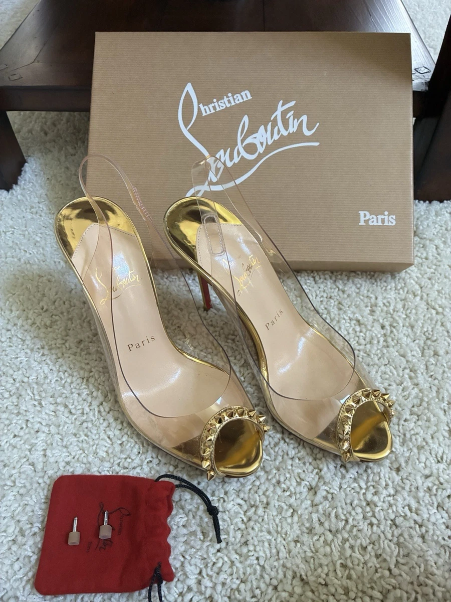 Christian Louboutin Gold Shoes for Women for sale | eBay
