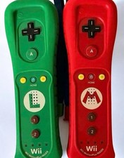 Mario Luigi wii Remote controller plus Nintendo Official From Japan Used