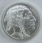 1 oz. Golden State Mint Silver Round Buffalo Design .999 Fine