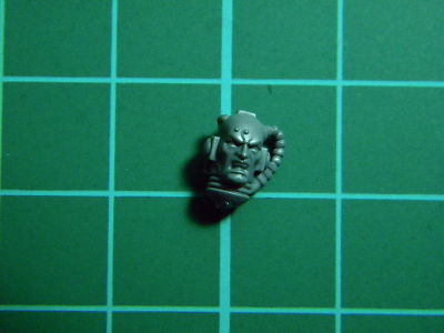Warhammer 40000-Graue Ritter-Nackter Kopf