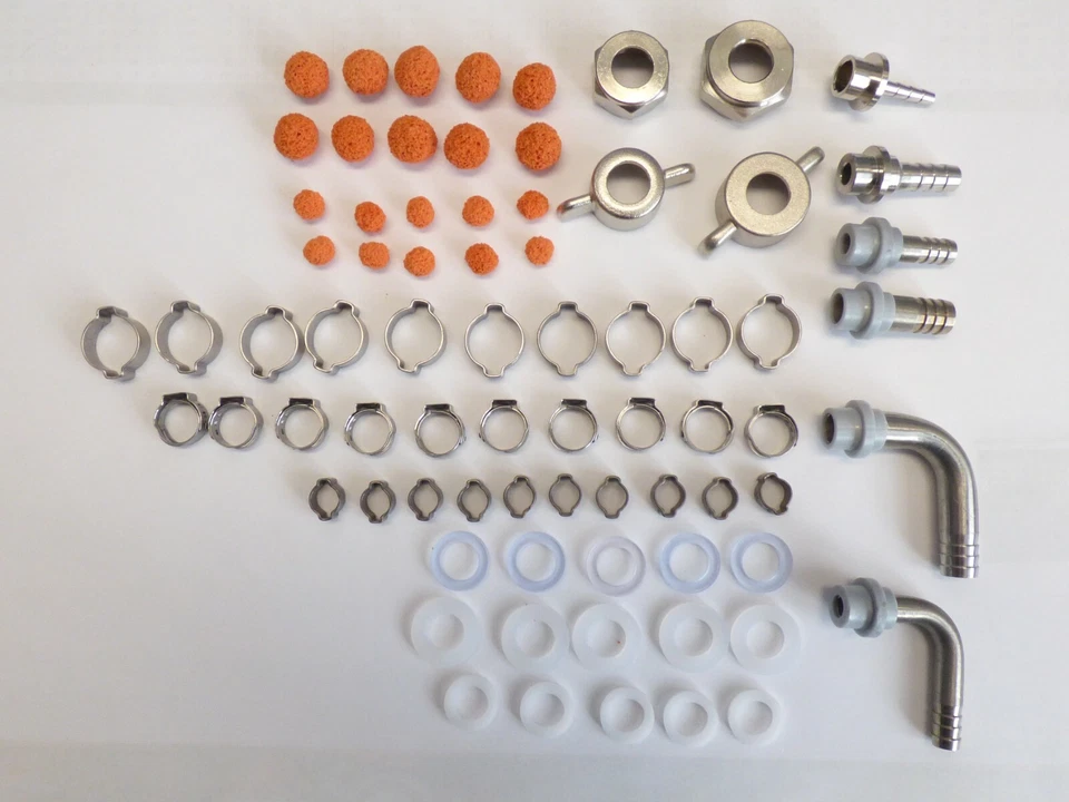 Bierschlauch Co2 Schlauch Tüllen Muttern Zapfanlage Bierzapfanlage Bierleitung