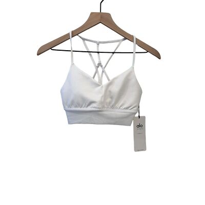 Alo Yoga Women's Lavish Bra White XS ( SOLD OUT) NWT | eBay