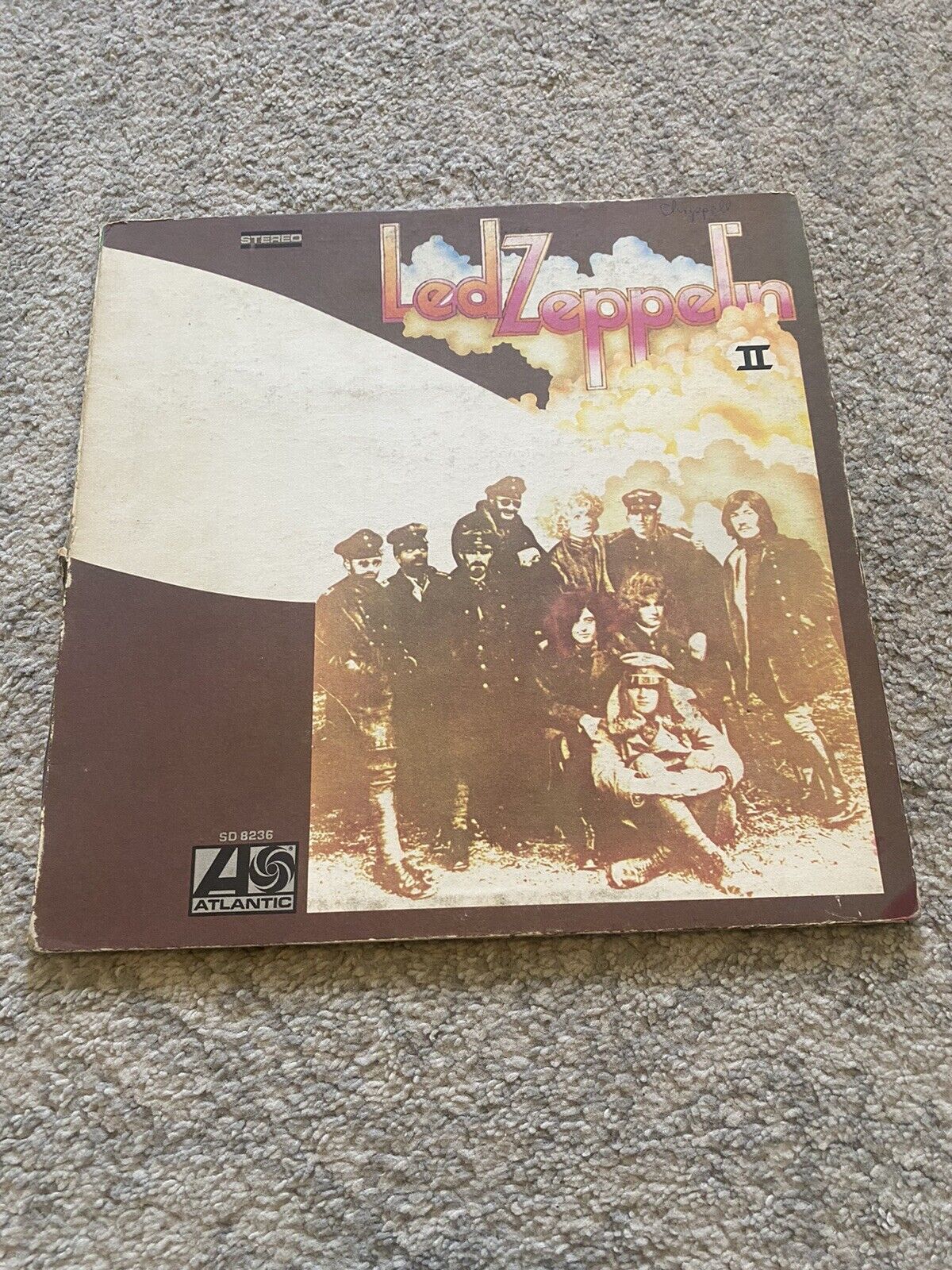 Led Zeppelin II; Atlantic 8236; RL SS; HOT MIX, Ludwig; CLEAN COPY, PR Press