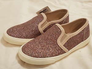 rose gold sparkle sneakers