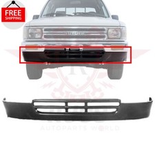 New Front Bumper Valance Panel Black Steel For 1989-1991 Toyota Pickup To1095164