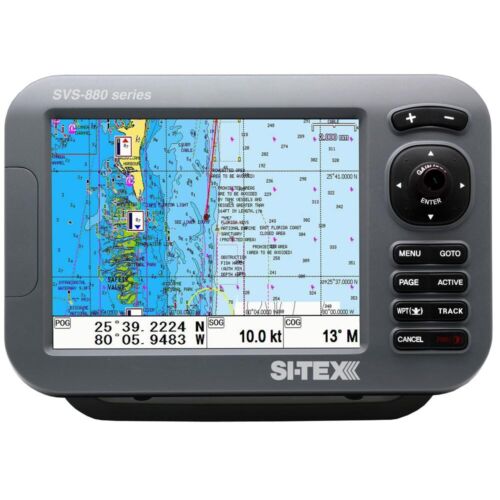Système de traceur de cartes SI-TEX 8" autonome avec GPS couleur LCD, interne et externe An - Photo 1 sur 1