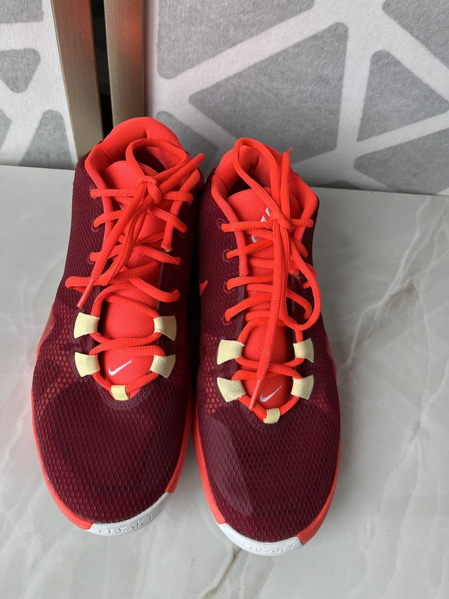 Nike Zoom Freak 1 \'Noble Red\' Basketball Shoes  Sneakers BQ5422-600 Sz 9.5 Men Nike Zoom Freak 1  main image 2