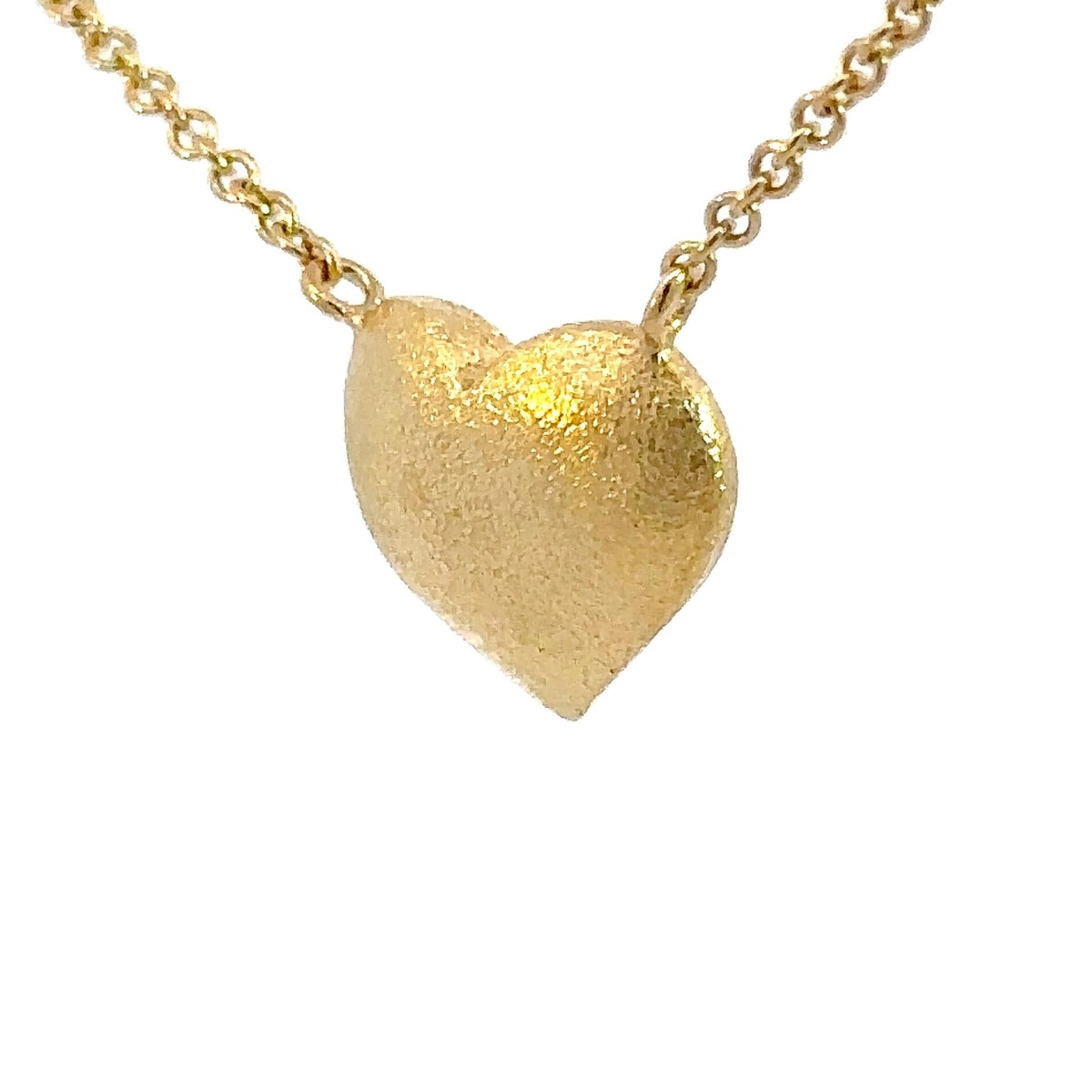 ★COURONNE★ Spear Big Heart Charm_RCAEX23626IVX Aaron Henry 18K Yellow Gold Satin Finished Heart Shape