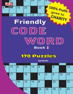 Friendly CODE WORD Book (170 Classic Brain Game Series: Coded Crossword