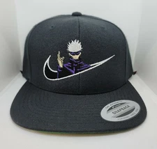 Jujutsu Kaisen Gojo Satoru Swoosh Yupoong Snapback Hat