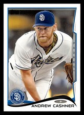 Andrew Cashner 2014 Topps San Diego Padres #268 San Diego Padres BASEBALL CARD