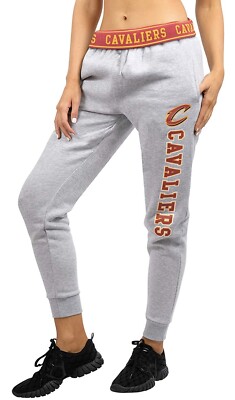 NBA Ultra Game Women s Cleveland Cavaliers Foldover Jogger Fleece Sweatpants