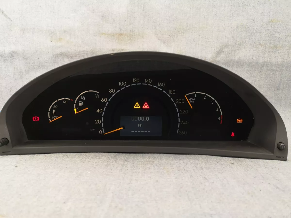 W220 on sale instrument cluster